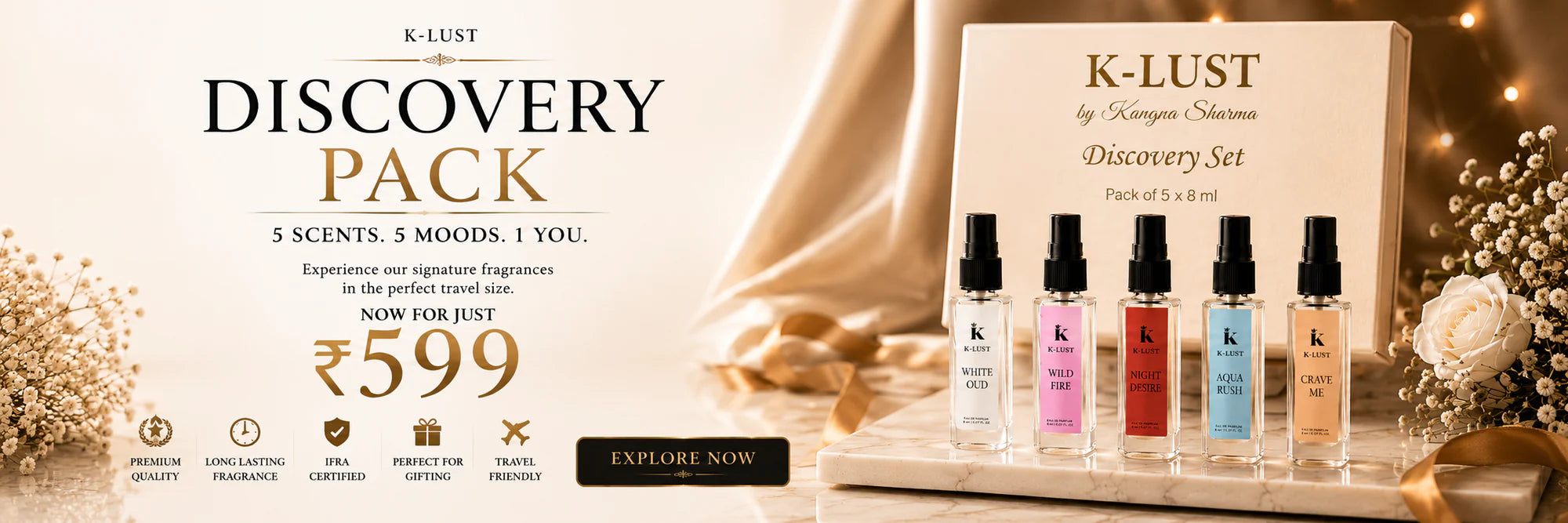 K-Lust 25% Off Sale — every signature Eau De Parfum