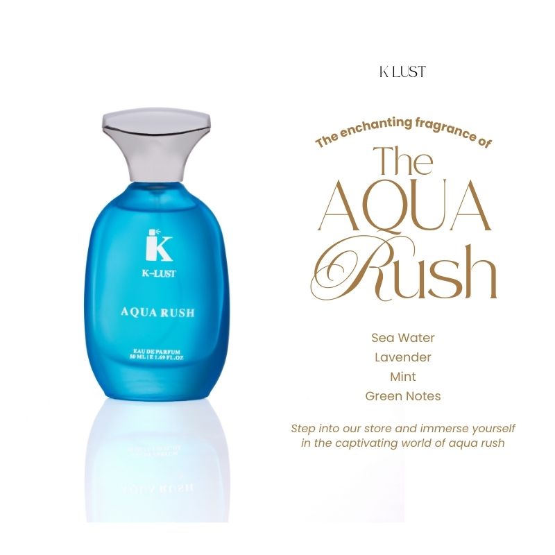 K-Lust Aqua Rush Perfume for Men – Fresh & Long-Lasting Fragrance