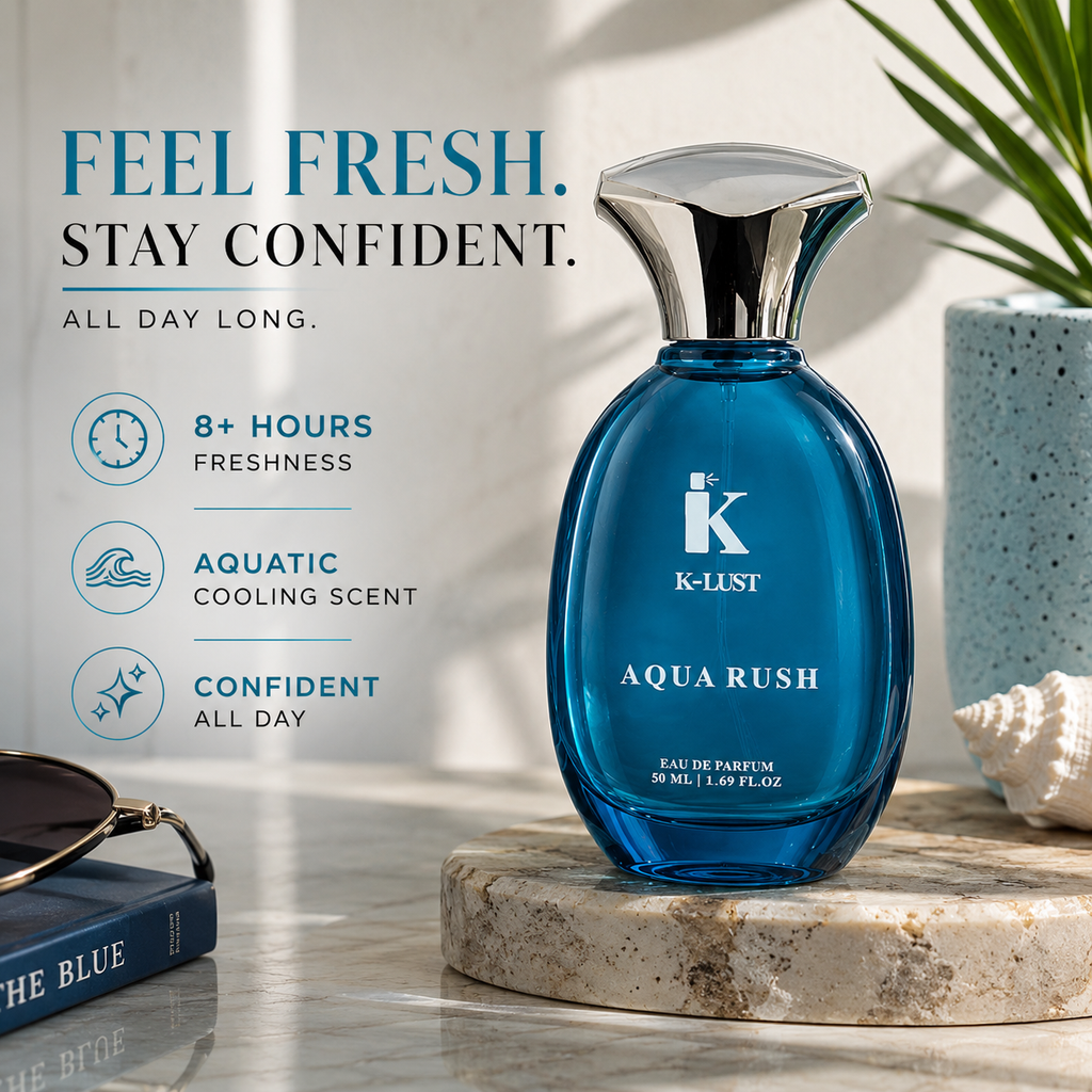 K-LUST (Buy 1 Get 1 Combo) Long Lasting Perfume Gift Set  | Premium Eau De Parfum Collection for Men, Women & Couples | Perfume Combo