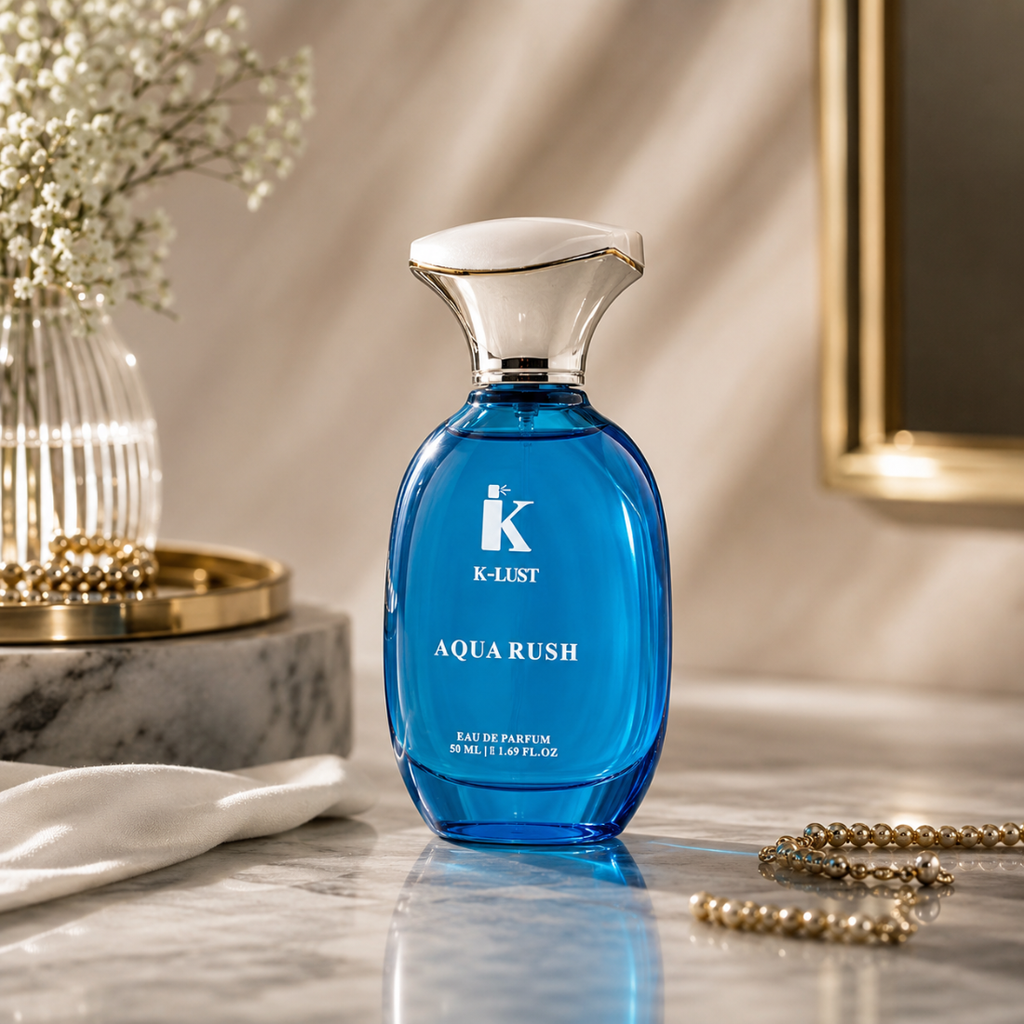 K-Lust Aqua Rush Perfume for Men – Fresh & Long-Lasting Fragrance 50ml