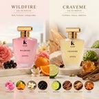 K-LUST (Buy 1 Get 1 Combo) Long Lasting Perfume Gift Set  | Premium Eau De Parfum Collection for Men, Women & Couples | Perfume Combo