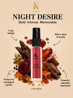 K-Lust Luxury Perfume Gift Set for Men & Women – Mini Fragrance Combo Pack | 5 x 8ml