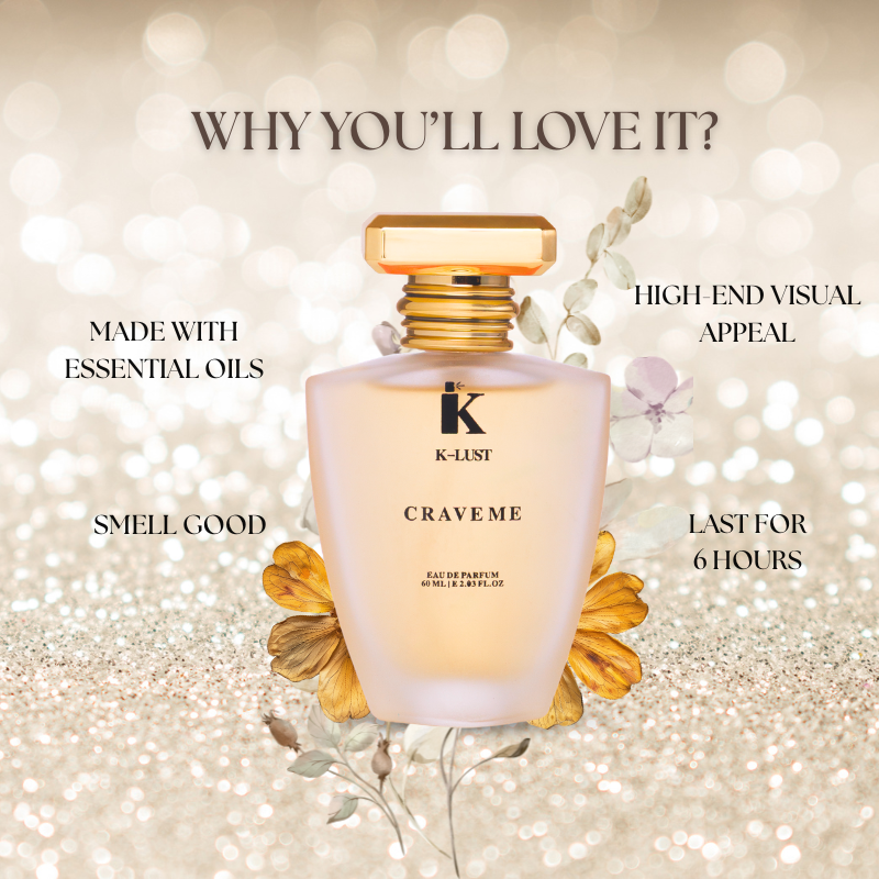 K-Lust Crave Me Perfume for Women – Elegant & Long-Lasting Fragrance
