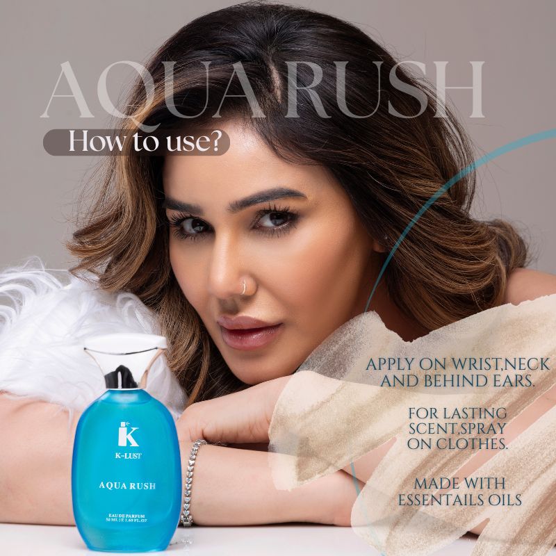 K-Lust Aqua Rush Perfume for Men – Fresh & Long-Lasting Fragrance